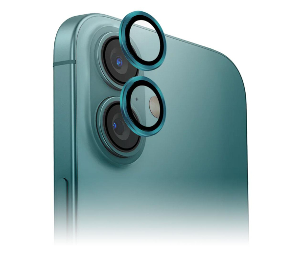 Uniq Optix Aluminium Lens Protector iPhone 16/16 Plus emerald - 1279248 - zdjęcie